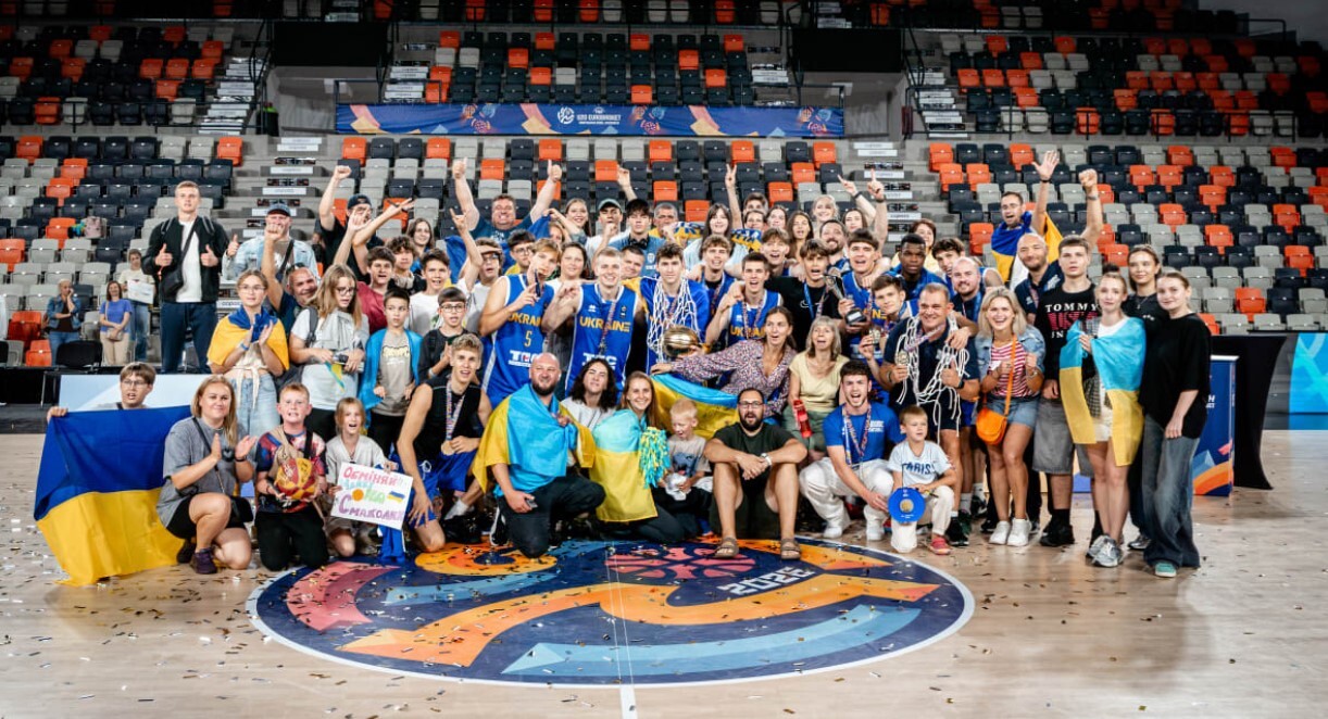 Чоловічий молодіжний Євробаскет-2026: Словенія виграла Дивізіон А, Україна стала чемпіоном Дивізіону В
